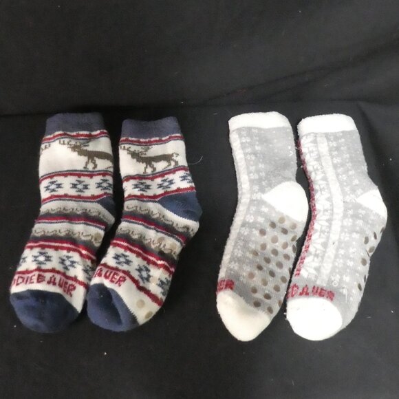 EDDIE BAUER | 2 Pairs Of Winter - Christmas - Holiday Socks - Picture 1 of 10